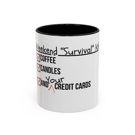 Weekend Survival Coffee Mug - Perfect for Coffee Lovers & Self-Care Days